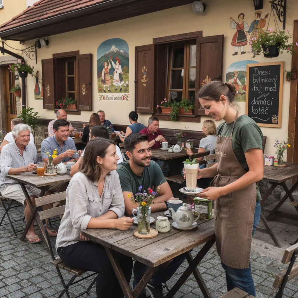 Relaxujúca zmes bylinného čaju s medom a citrónom