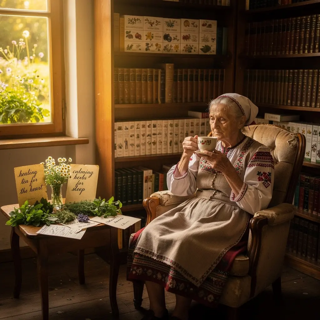 Záber na čajový tanier s medom a sušienkami vedľa šálky čaju.